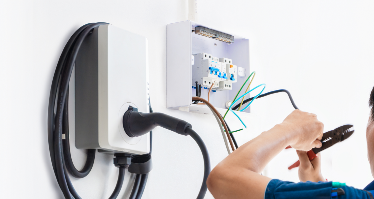 EV charger installation