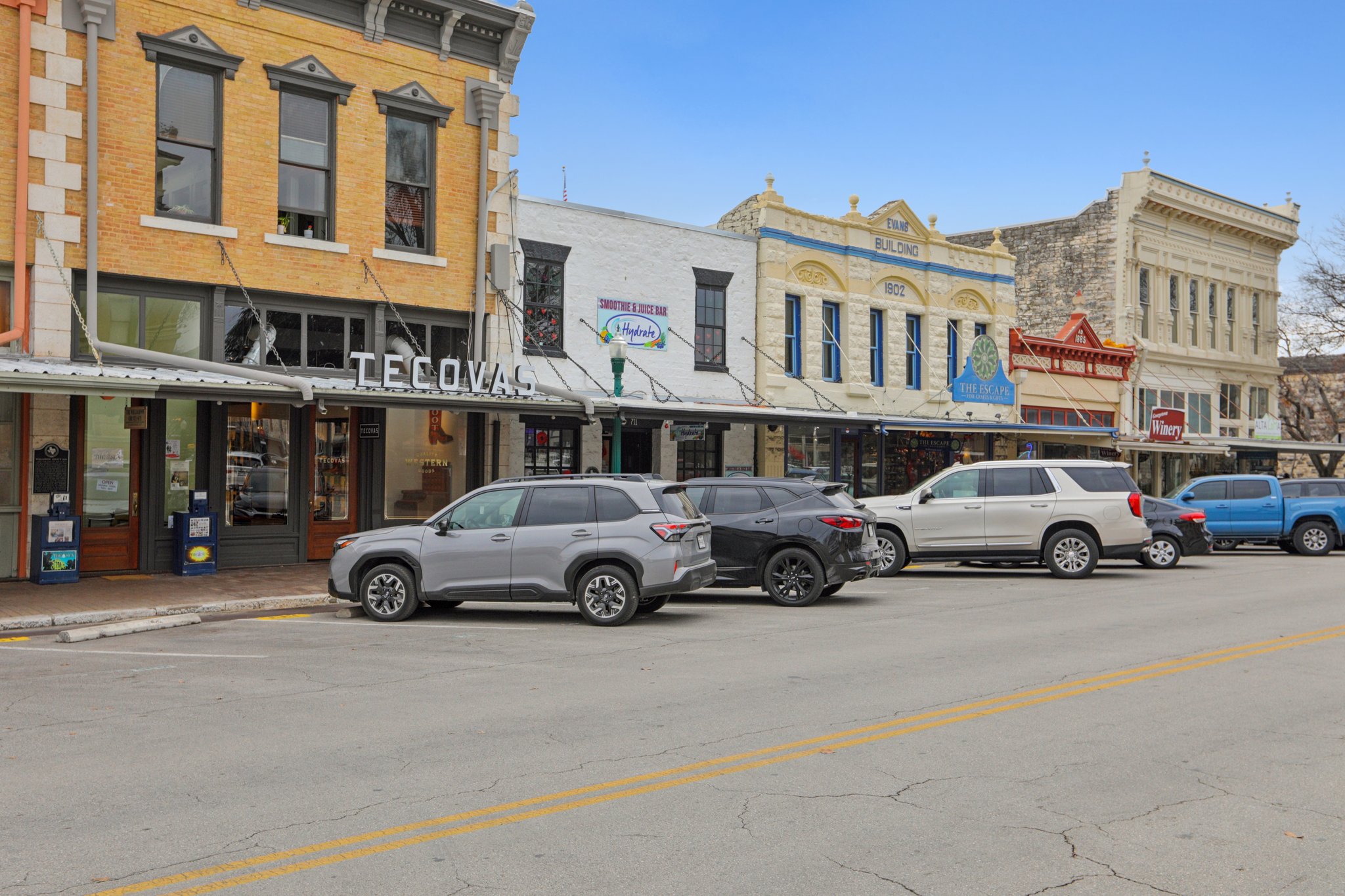 Historic downtown of Georgetown, TX