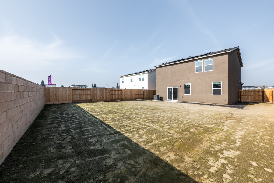 A building with a fence around it.