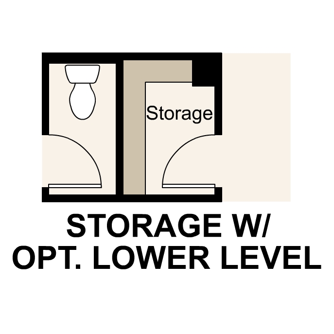 floorplan illustration Lanner Floorplan, Upper Level Option