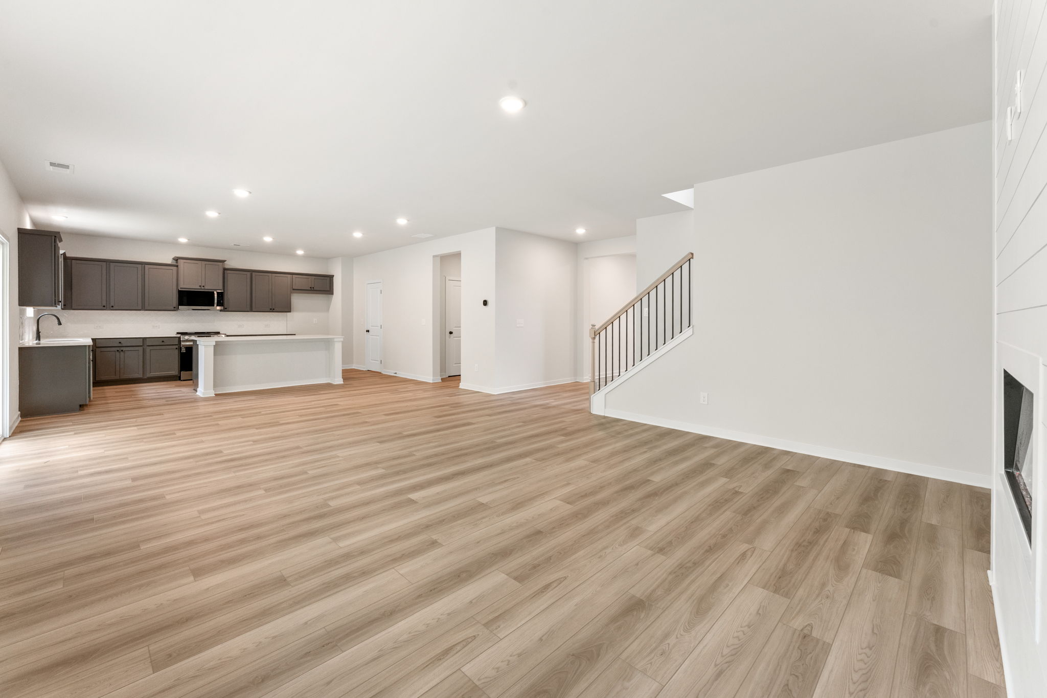 A large empty room.