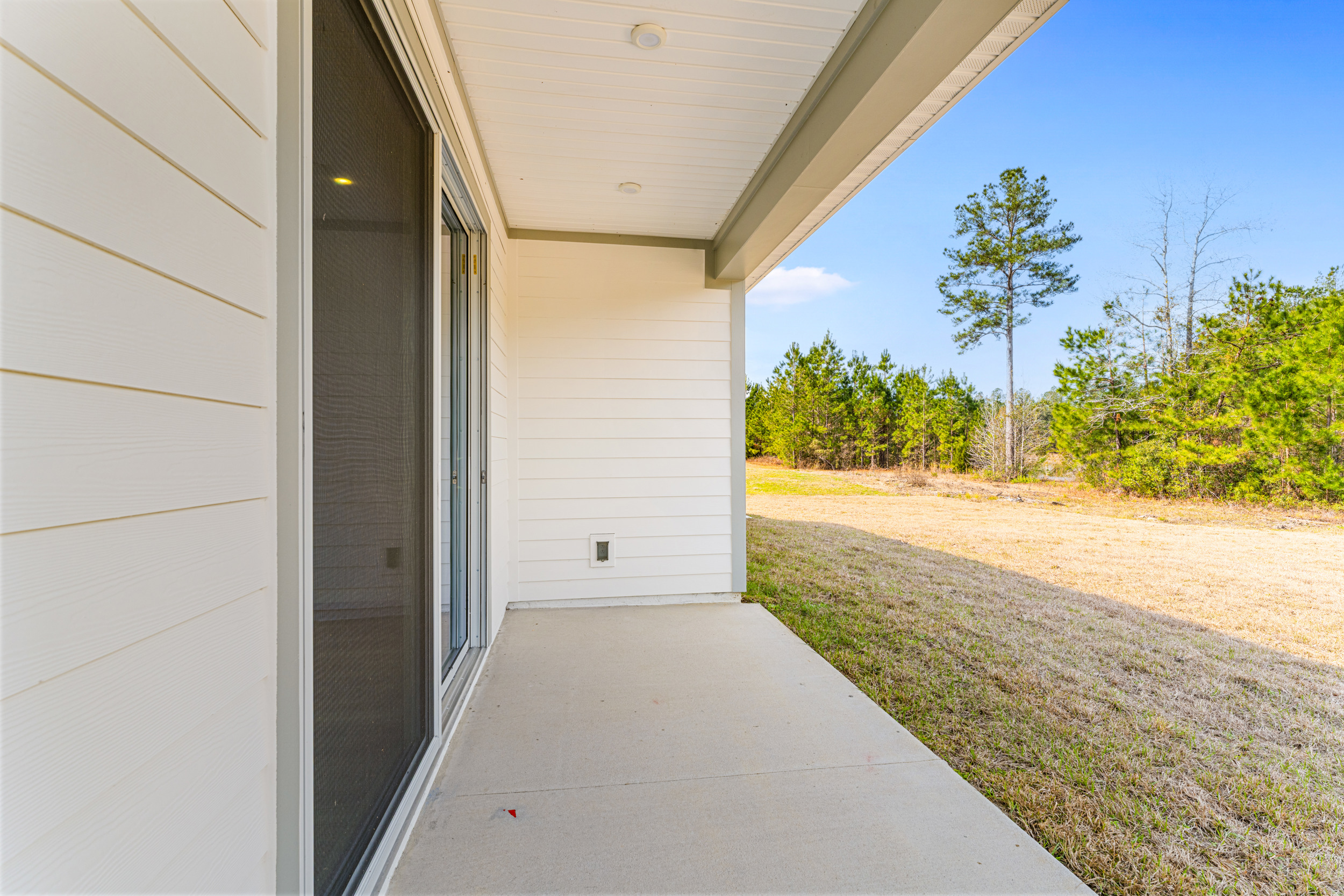 Lot 530 Covered Patio with Tree View at NorthShore