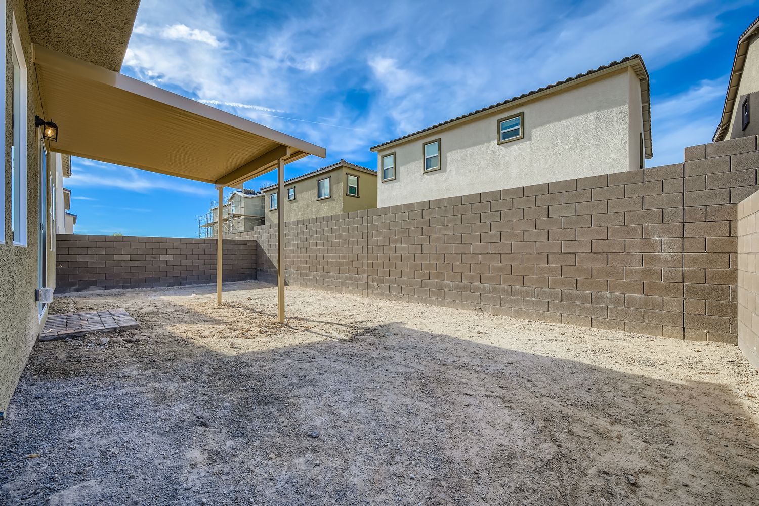 A building under construction.