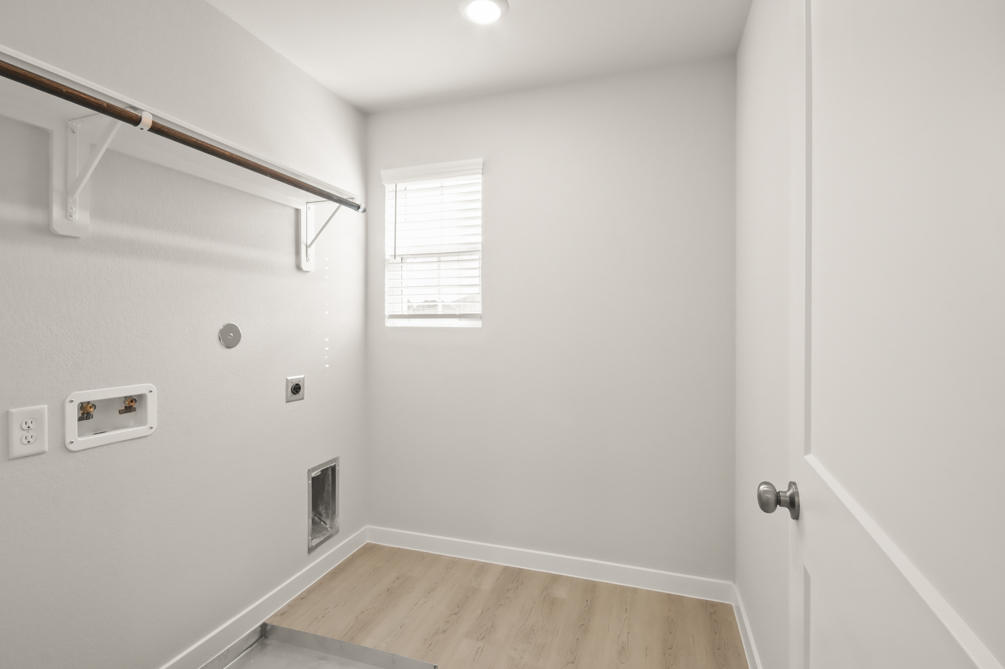 A room with white walls.