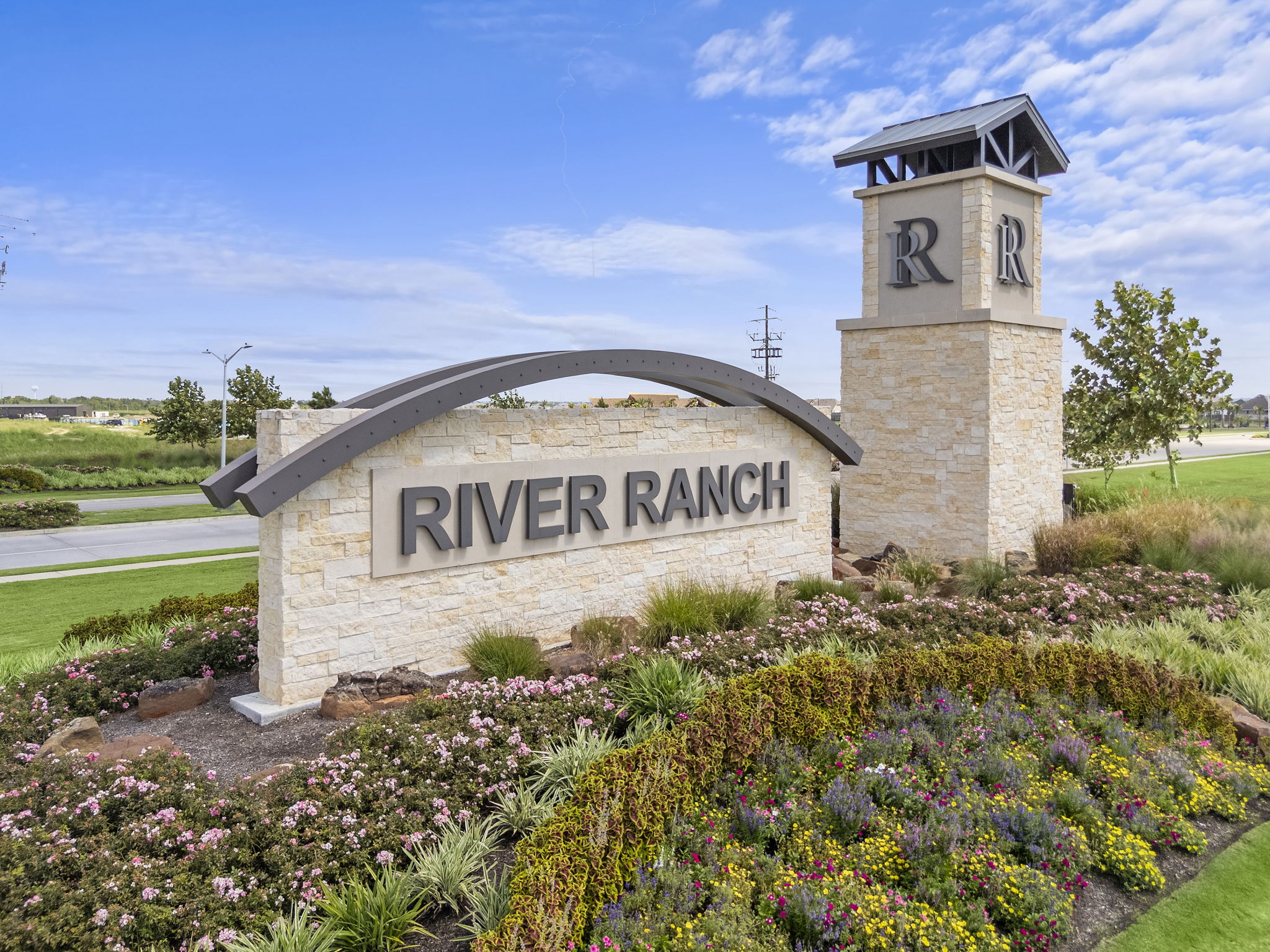 A sign on a building.