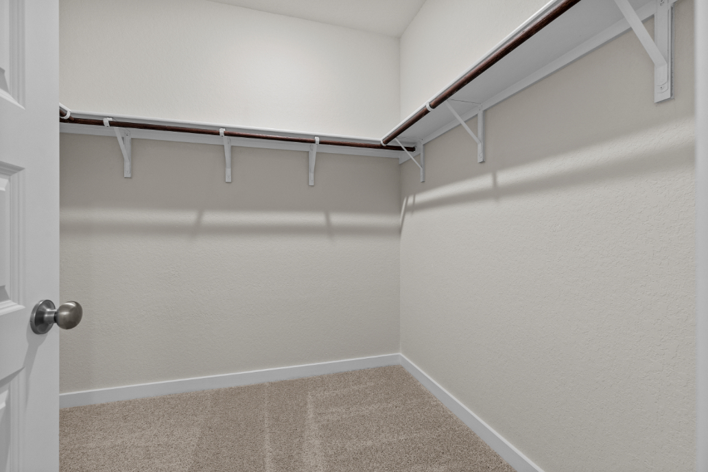 A staircase in a room.