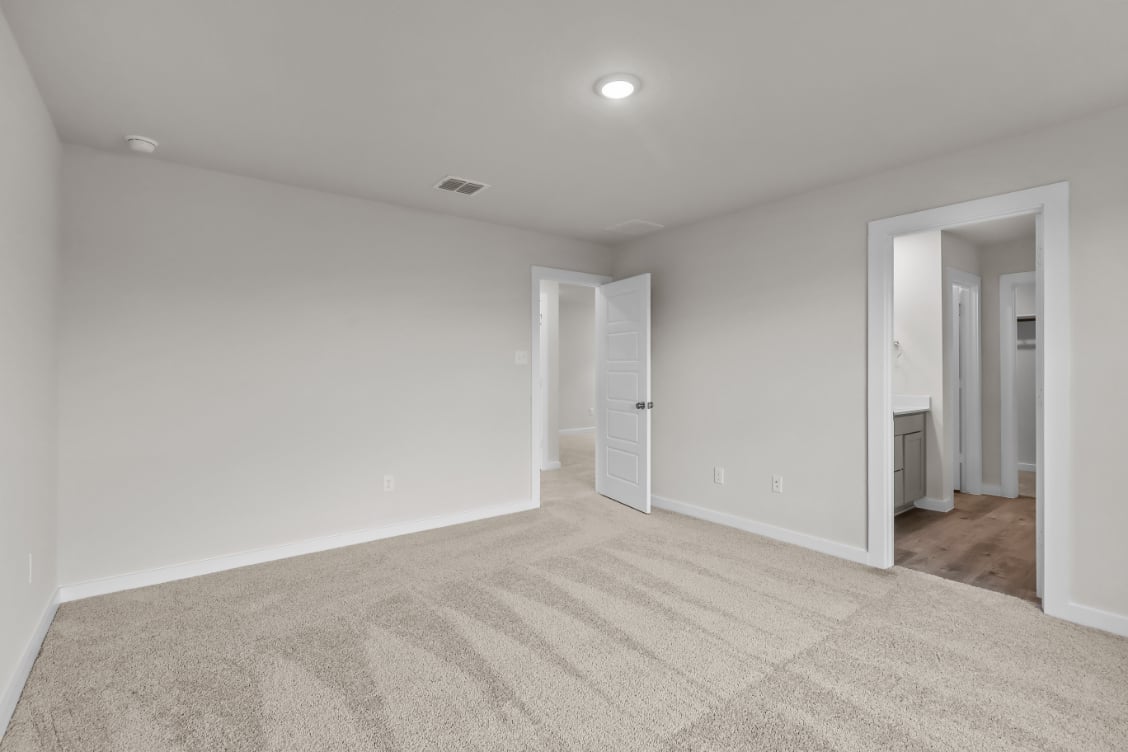 A room with white walls.