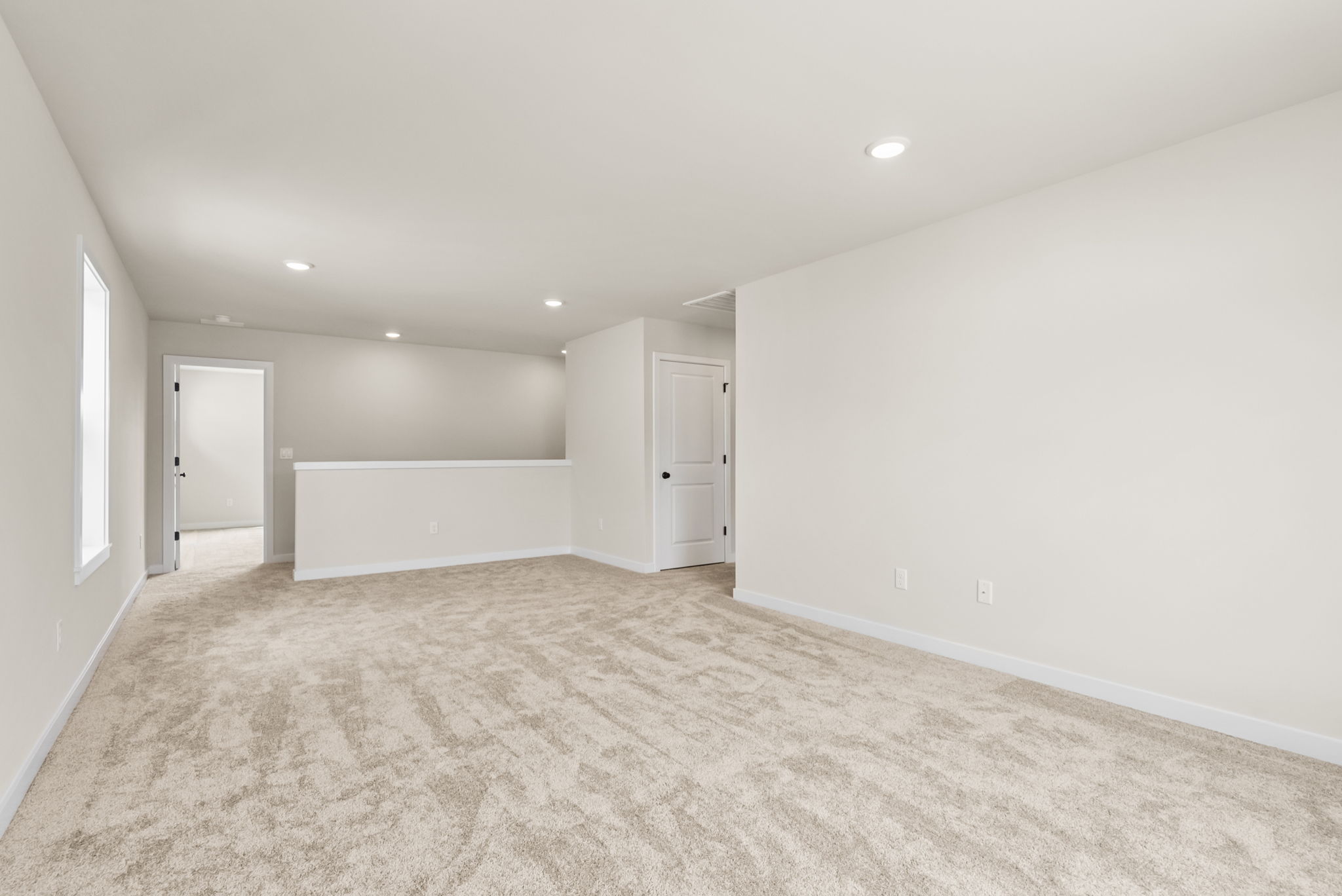 A room with white walls.