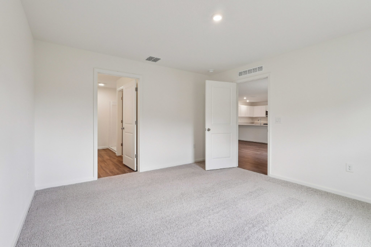 A room with white walls.