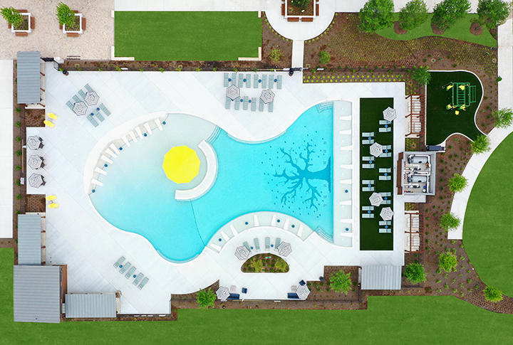 A building with a mural on it.